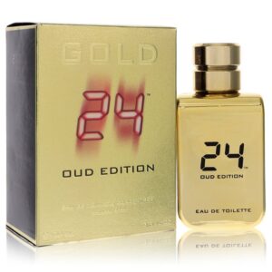 24 Gold Oud Edition Eau De Toilette Concentree Spray (Unisex) By ScentStory - 3.4oz (100 ml)