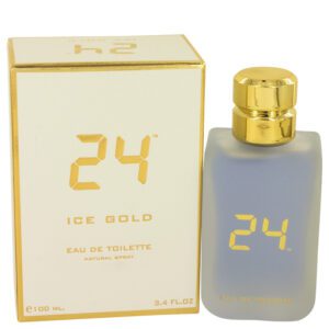 24 Ice Gold Eau De Toilette Spray By ScentStory - 3.4oz (100 ml)