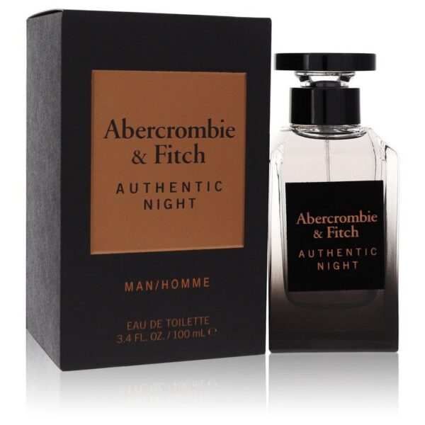 Abercrombie & Fitch Authentic Night Eau De Toilette Spray By Abercrombie & Fitch - 3.4oz (100 ml)