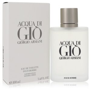Acqua Di Gio Eau De Toilette Spray By Giorgio Armani - 3.3oz (100 ml)