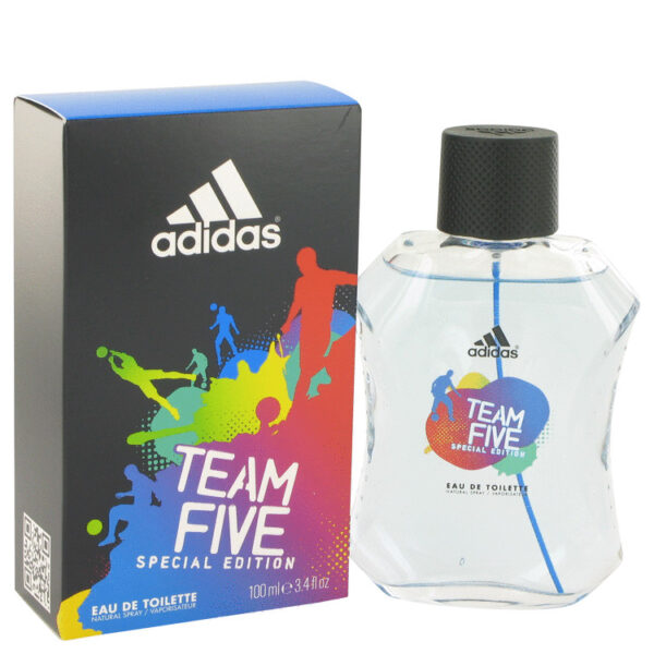 Adidas Team Five Eau De Toilette Spray By Adidas - 3.4oz (100 ml)