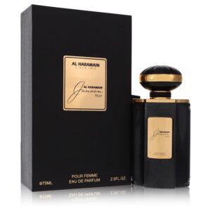 Al Haramain Junoon Noir Eau De Parfum Spray By Al Haramain - 2.5oz (75 ml)