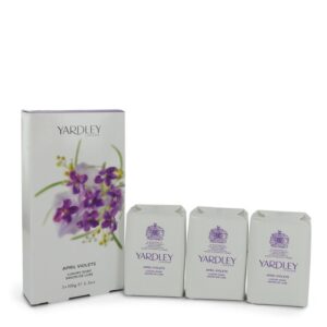 April Violets 3 x 3.5 oz Soap By Yardley London - 3.5oz (105 ml)