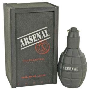 Arsenal Black Eau De Parfum Spray By Gilles Cantuel - 3.4oz (100 ml)