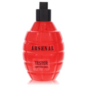 Arsenal Red Eau De Parfum Spray (New Tester) By Gilles Cantuel - 3.4oz (100 ml)