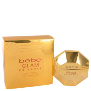 Bebe Glam 24 Karat Eau De Parfum Spray By Bebe - 3.4oz (100 ml)