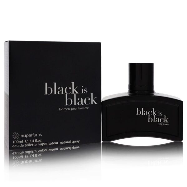 Black Is Black Eau De Toilette Spray By Nu Parfums - 3.4oz (100 ml)