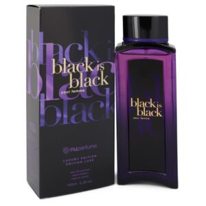 Black Is Black Eau De Parfum Spray By Nu Parfums - 3.3oz (100 ml)