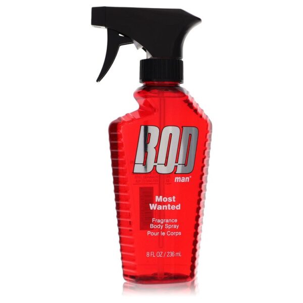 Bod Man Most Wanted Fragrance Body Spray By Parfums De Coeur - 8oz (235 ml)