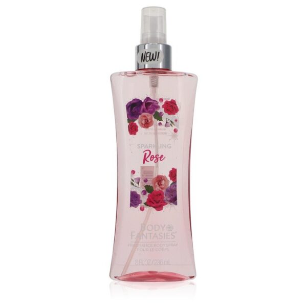 Body Fantasies Sparkling Rose Body Spray By Parfums De Coeur - 8oz (235 ml)