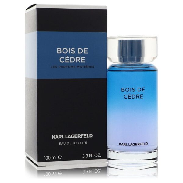 Bois De Cedre Eau De Toilette Spray By Karl Lagerfeld - 3.3oz (100 ml)