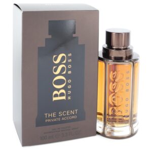 Boss The Scent Private Accord Eau De Toilette Spray By Hugo Boss - 3.3oz (100 ml)