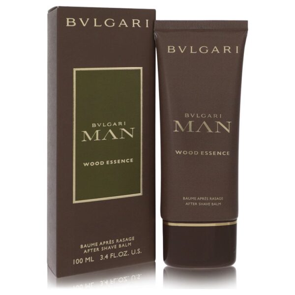 Bvlgari Man Wood Essence After Shave Balm By Bvlgari - 3.4oz (100 ml)