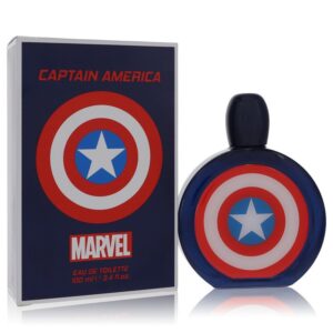 Captain America Eau De Toilette Spray By Marvel - 3.4oz (100 ml)