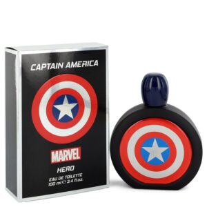Captain America Hero Eau De Toilette Spray By Marvel - 3.4oz (100 ml)