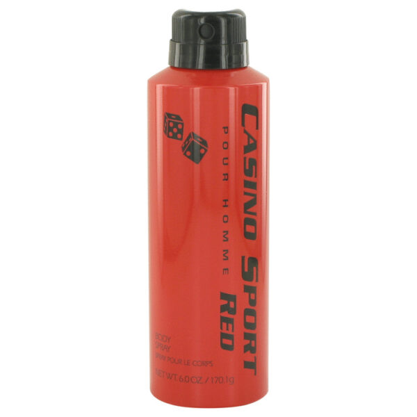 Casino Sport Red Body Spray (No Cap) By Casino Perfumes - 6oz (180 ml)