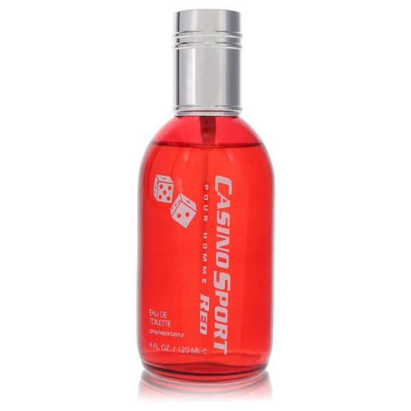 Casino Sport Red Eau De Toilette Spray (unboxed) By Casino Perfumes - 4oz (120 ml)