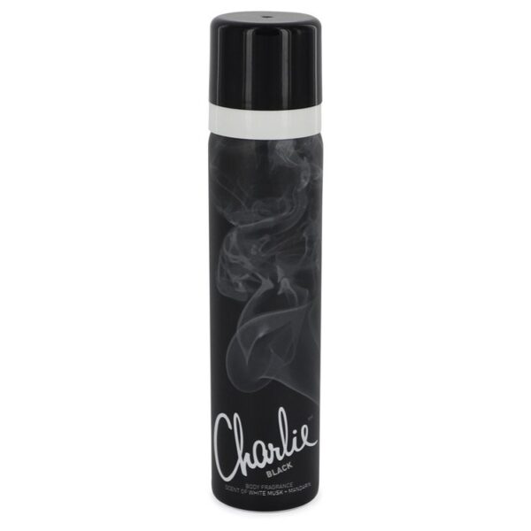 Charlie Black Body Fragrance Spray By Revlon - 2.5oz (75 ml)