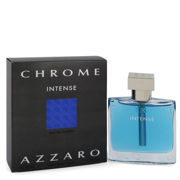 Chrome Intense Eau De Toilette Spray By Azzaro - 1.7oz (50 ml)