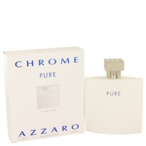 Chrome Pure Eau De Toilette Spray By Azzaro - 3.4oz (100 ml)