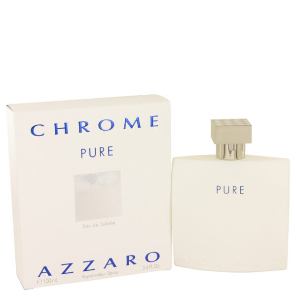 Chrome Pure Eau De Toilette Spray By Azzaro - 3.4oz (100 ml)