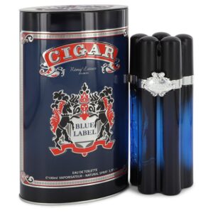 Cigar Blue Label Eau De Toilette Spray By Remy Latour - 3.3oz (100 ml)