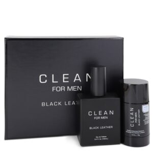 Clean Black Leather Gift Set By Clean Set