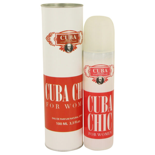 Cuba Chic Eau De Parfum Spray By Fragluxe - 3.3oz (100 ml)