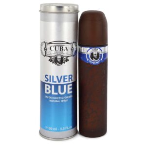 Cuba Silver Blue Eau De Toilette Spray By Fragluxe - 3.3oz (100 ml)