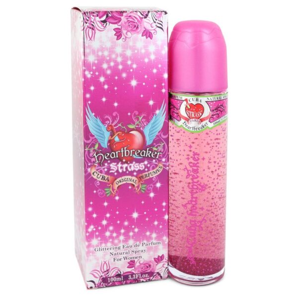 Cuba Strass Heartbreaker Eau De Parfum Spray By Fragluxe - 3.4oz (100 ml)