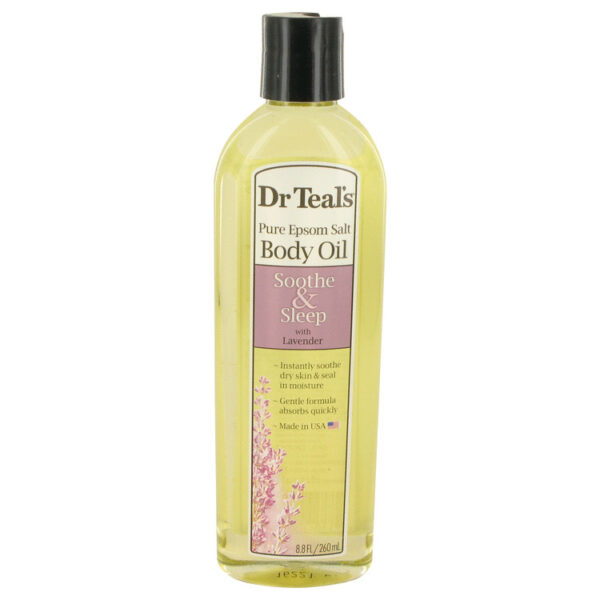 Dr Teal's Bath Oil Sooth & Sleep With Lavender Pure Epsom Salt Body Oil Sooth & Sleep with Lavender By Dr Teal's - 8.8oz (260 ml)