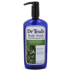 Dr Teal's Body Wash With Pure Epsom Salt Relax & Relief Body Wash with Eucalyptus & Spearmint By Dr Teal's - 24oz (710 ml)