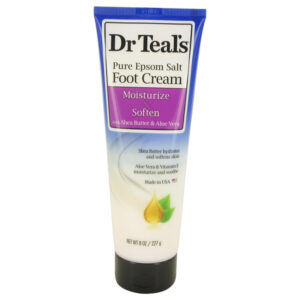 Dr Teal's Pure Epsom Salt Foot Cream Pure Epsom Salt Foot Cream with Shea Butter & Aloe Vera & Vitamin E By Dr Teal's - 8oz (235 ml)