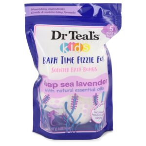 Dr Teal's Ultra Moisturizing Bath Bombs Five (5) 1.6 oz Kids Bath Time Fizzie Fun Scented Bath Bombs Deep Sea Lavender with Natural Essential Oils (Unisex) By Dr Teal's - 1.6oz (50 ml)