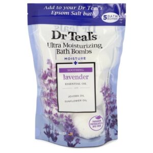 Dr Teal's Ultra Moisturizing Bath Bombs Five (5) 1.6 oz Moisture Soothing Bath Bombs with Lavender