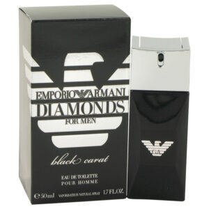 Emporio Armani Diamonds Black Carat Eau De Toilette Spray By Giorgio Armani - 1.7oz (50 ml)