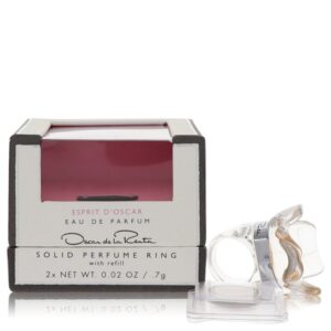 Esprit D'oscar Solid Perfume Ring with Refill By Oscar De La Renta - 0.02oz (0 ml)