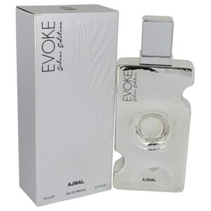 Evoke Silver Edition Eau De Parfum Spray By Ajmal - 2.5oz (75 ml)
