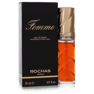 Femme Rochas Mini EDT Spray By Rochas - 0.5oz (15 ml)