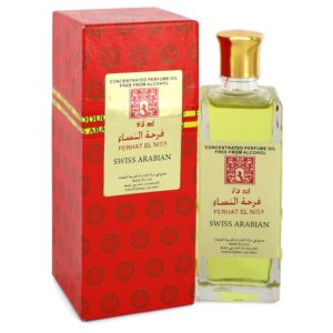 Ferhat El Nisa Concentrated Perfume Oil Free From Alcohol (Unisex) By Swiss Arabian - 3.2oz (95 ml)