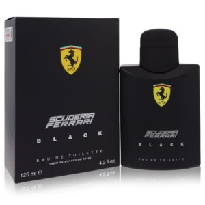 Ferrari Scuderia Black Eau De Toilette Spray By Ferrari - 4.2oz (125 ml)