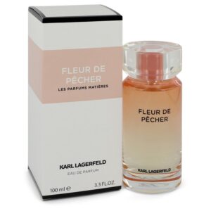 Fleur De Pecher Eau De Parfum Spray By Karl Lagerfeld - 3.3oz (100 ml)