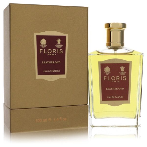 Floris Leather Oud Eau De Parfum Spray By Floris - 3.4oz (100 ml)
