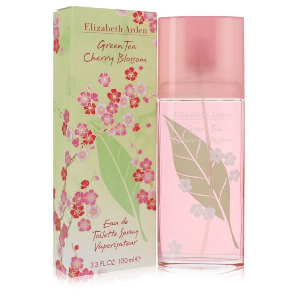 Green Tea Cherry Blossom Eau De Toilette Spray By Elizabeth Arden - 3.3oz (100 ml)