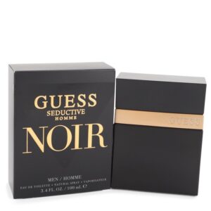 Guess Seductive Homme Noir Eau De Toilette Spray By Guess - 3.4oz (100 ml)