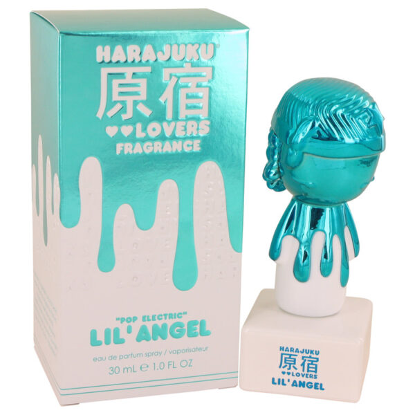 Harajuku Lovers Pop Electric Lil' Angel Eau De Parfum Spray By Gwen Stefani - 1oz (30 ml)