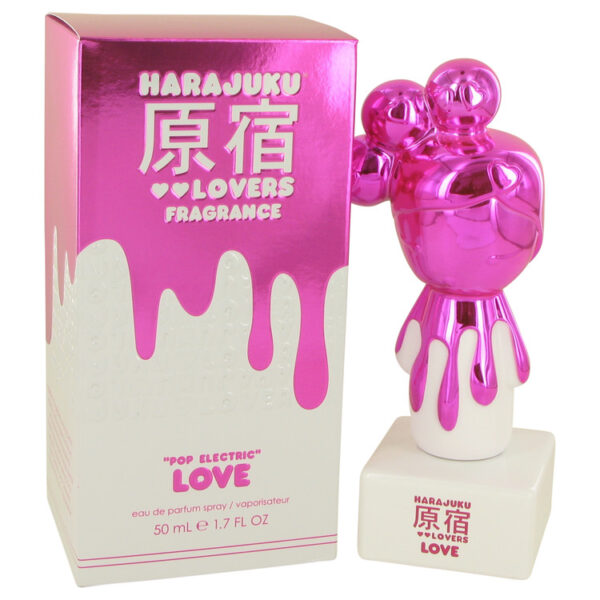 Harajuku Lovers Pop Electric Love Eau De Parfum Spray By Gwen Stefani - 1.7oz (50 ml)
