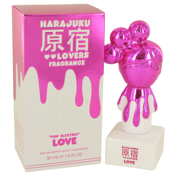 Harajuku Lovers Pop Electric Love Eau De Parfum Spray By Gwen Stefani - 1oz (30 ml)