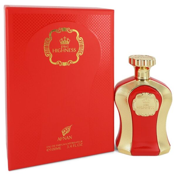 Her Highness Red Eau De Parfum Spray By Afnan - 3.4oz (100 ml)