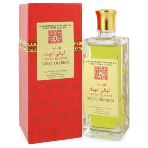 Layali El Hana Concentrated Perfume Oil Free From Alcohol (Unisex) By Swiss Arabian - 3.2oz (95 ml)